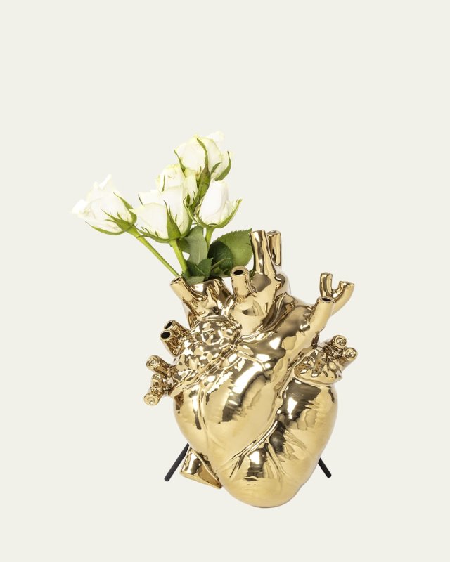 Love In Bloom Heart 10" Vase